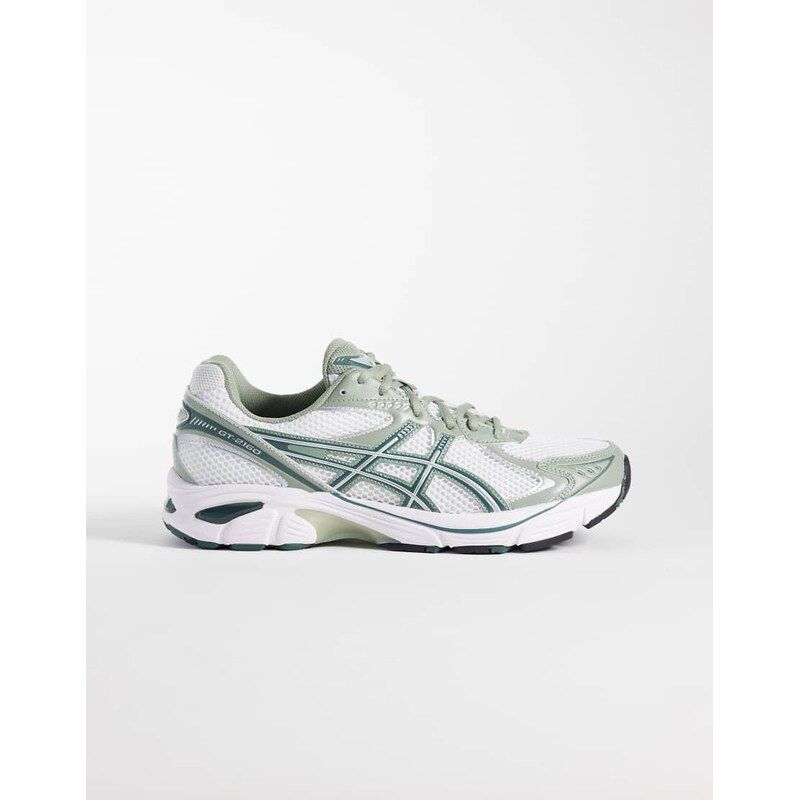 Asics GT-2160 trainers in white and ash green