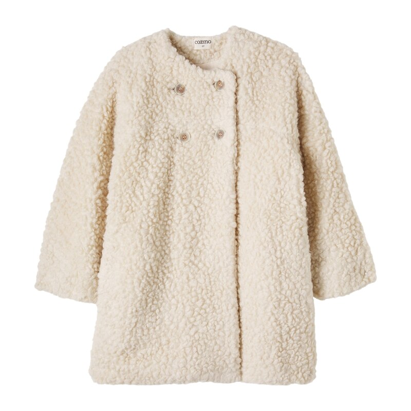 Cozmo Plush double-breasted coat