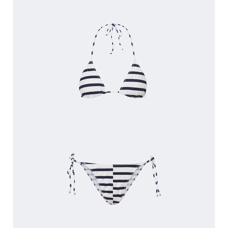 Jean Paul Gaultier Striped bikini