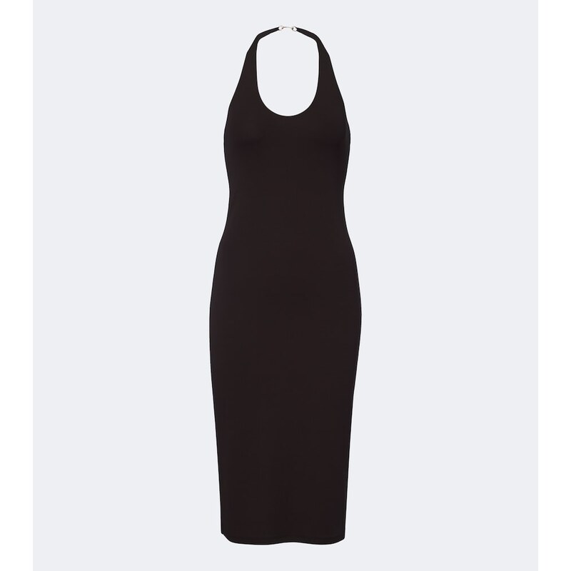 Gucci Horsebit crÃªpe jersey midi dress