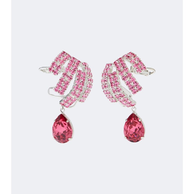 Magda Butrym Crystal-embellished drop earrings