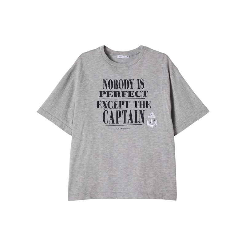 Dolce&Gabbana Kids Printed cotton jersey T-shirt