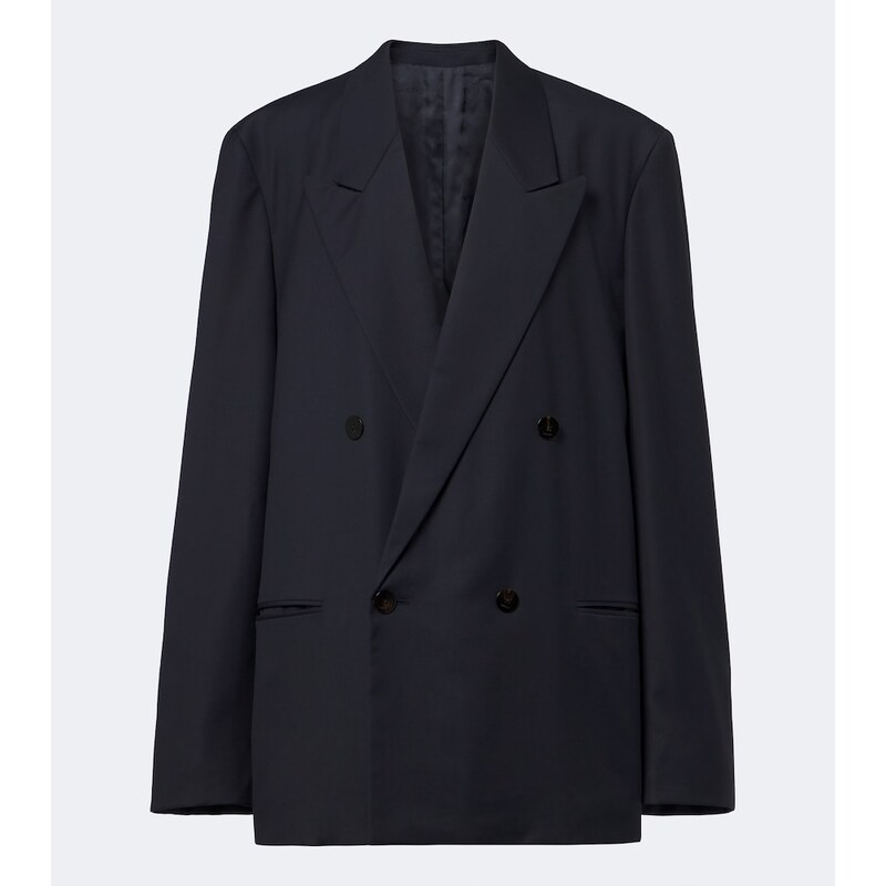 Gucci Double-breasted oversized wool blazer