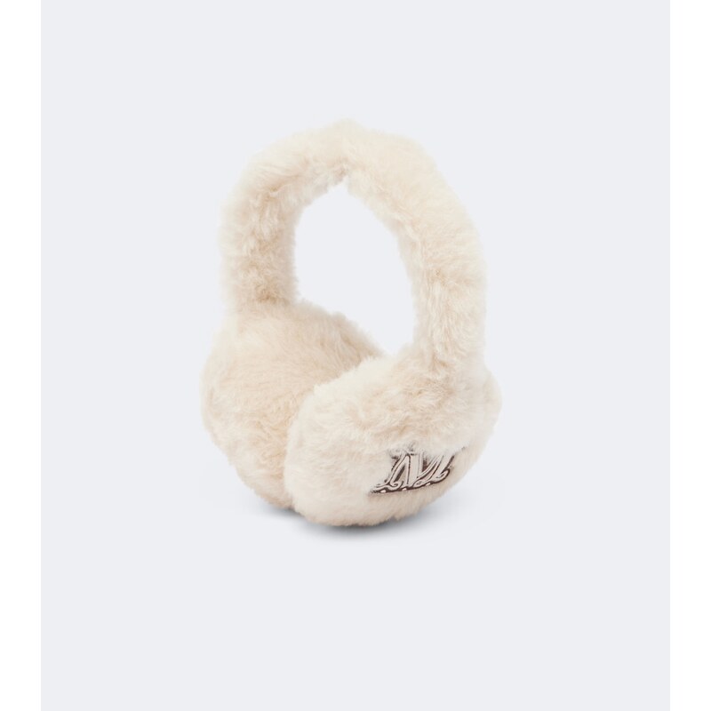 Max Mara Alpaca, wool, and silk teddy earmuffs
