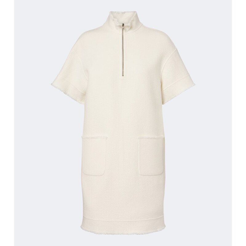 Max Mara Virgin wool jersey sweatshirt dress