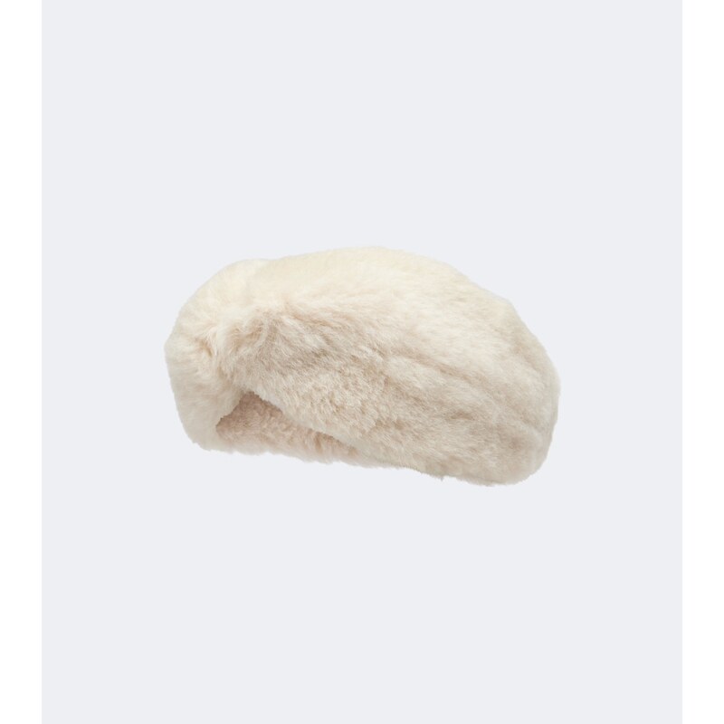 Max Mara Alpaca, wool, and silk teddy headband