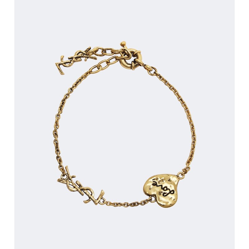 Saint Laurent Cassandre chain bracelet