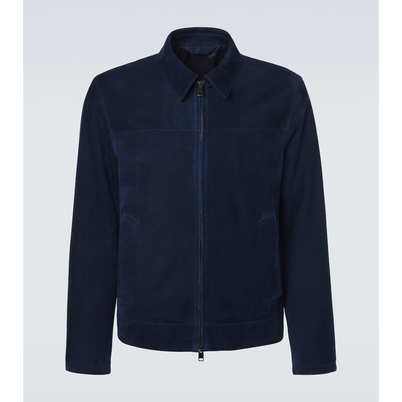 Brioni Suede blouson jacket