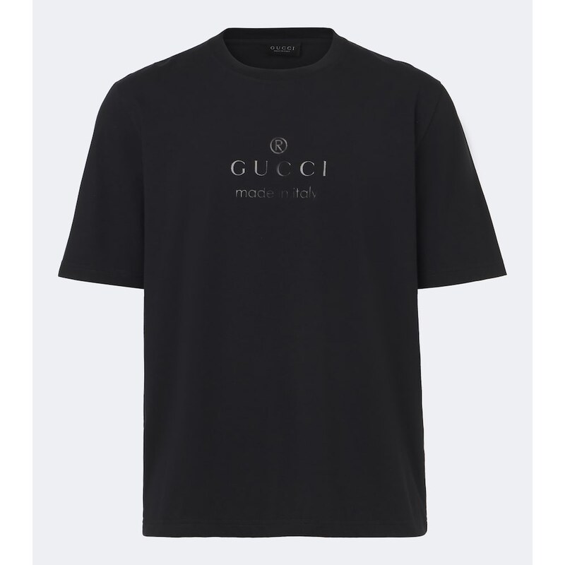 Gucci Printed cotton-blend jersey T-shirt