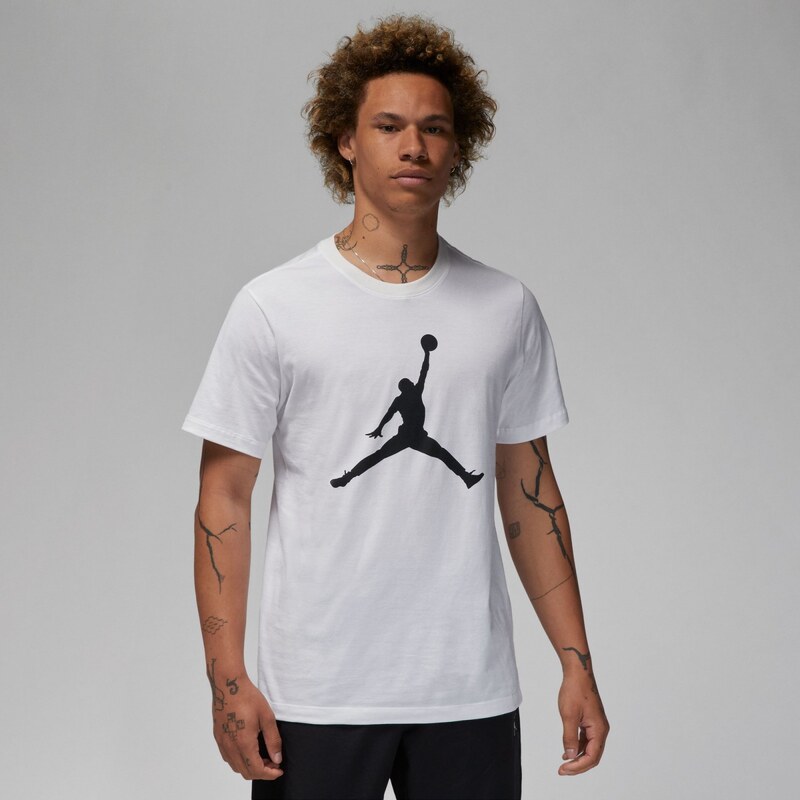 Jordan Jumpman Mens T-Shirt WHITE/BLACK
