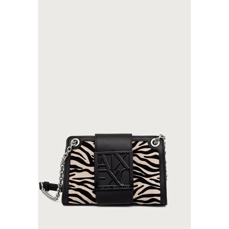 Armani Exchange crossbody kabelka dámská z imitace semiše