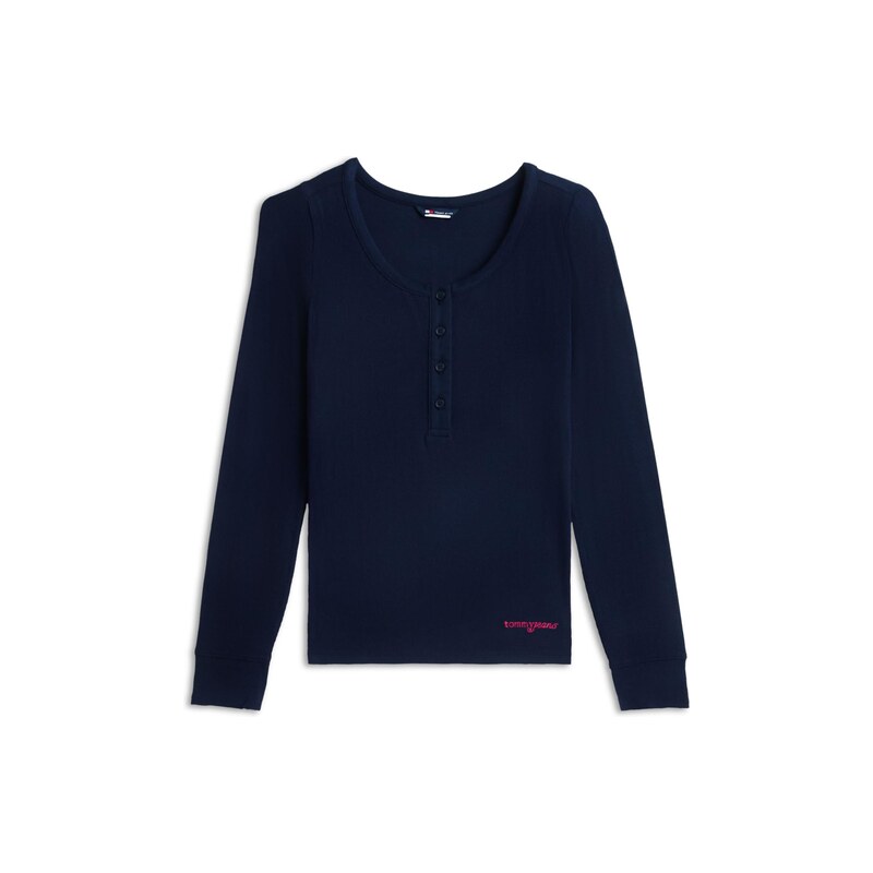 Tommy Jeans Tričko námořnická modř
