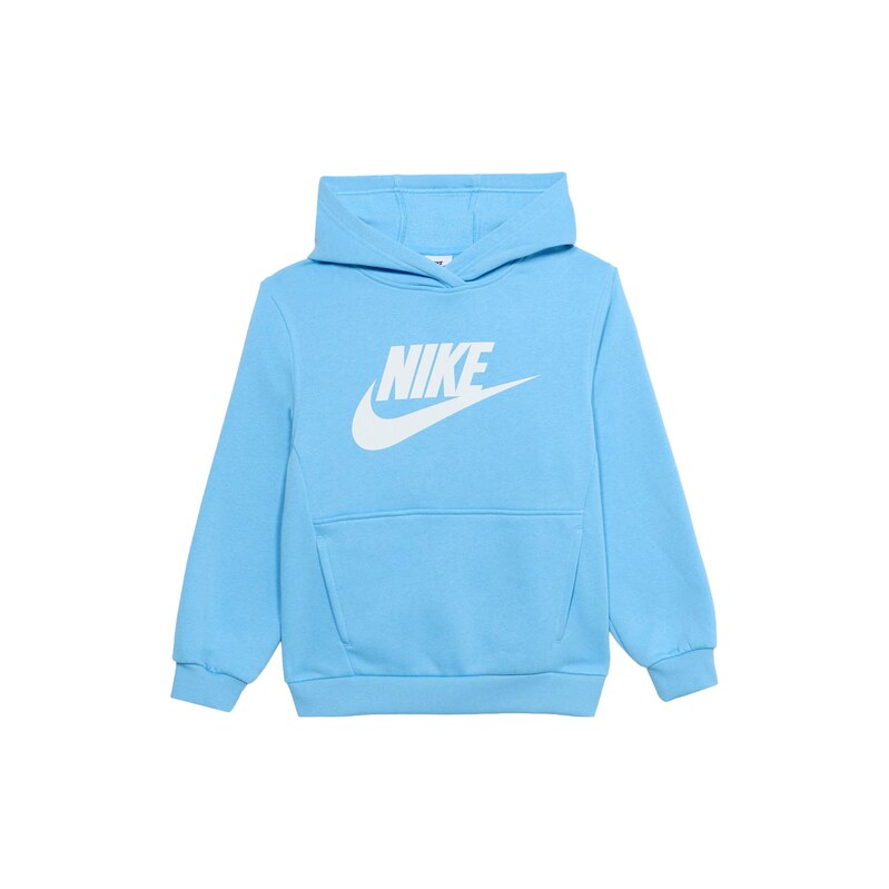 Nike Sportswear Mikina CLUB FLC nebeská modř / bílá