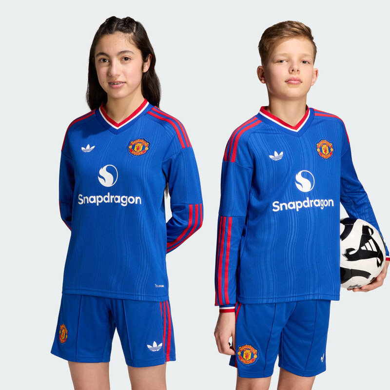 Adidas Dětský venkovní dres Manchester United 26/27 s dlouhým