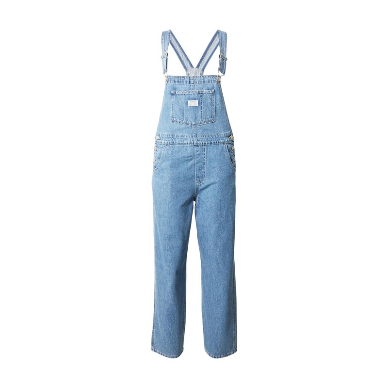 LEVIS  Džíny s laclem modrá džínovina