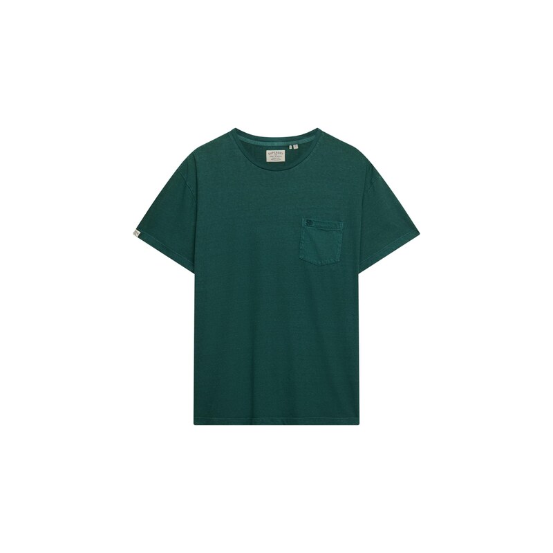 Superdry & Co Tričko tmavě zelená