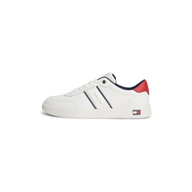 Tommy Jeans Tenisky marine modrá / zlatá / červená / bílá
