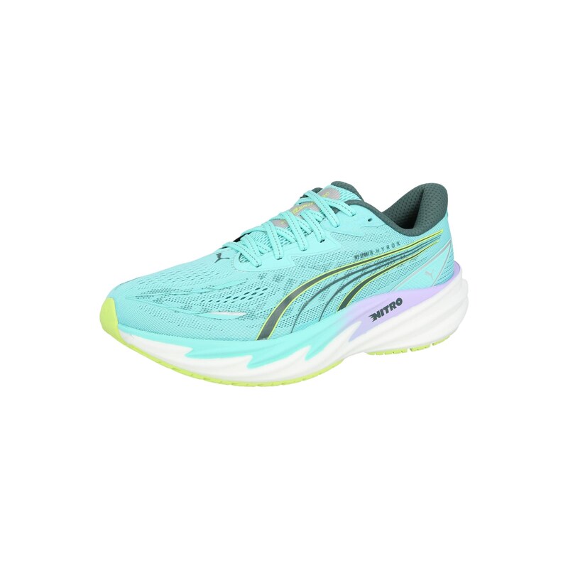 PUMA Běžecká obuv Puma x Hyrox Velocity Nitro 5 tyrkysová /