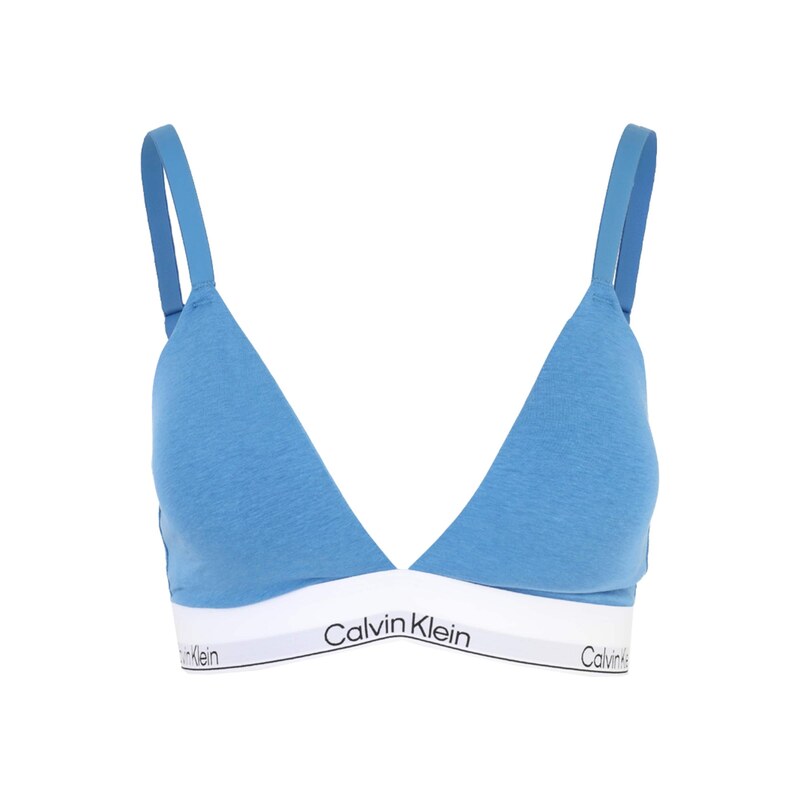 Calvin Klein Underwear Podprsenka nebeská modř / černá / bílá