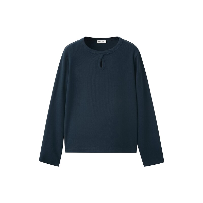 MANGO KIDS Tričko LAGRIMA marine modrá