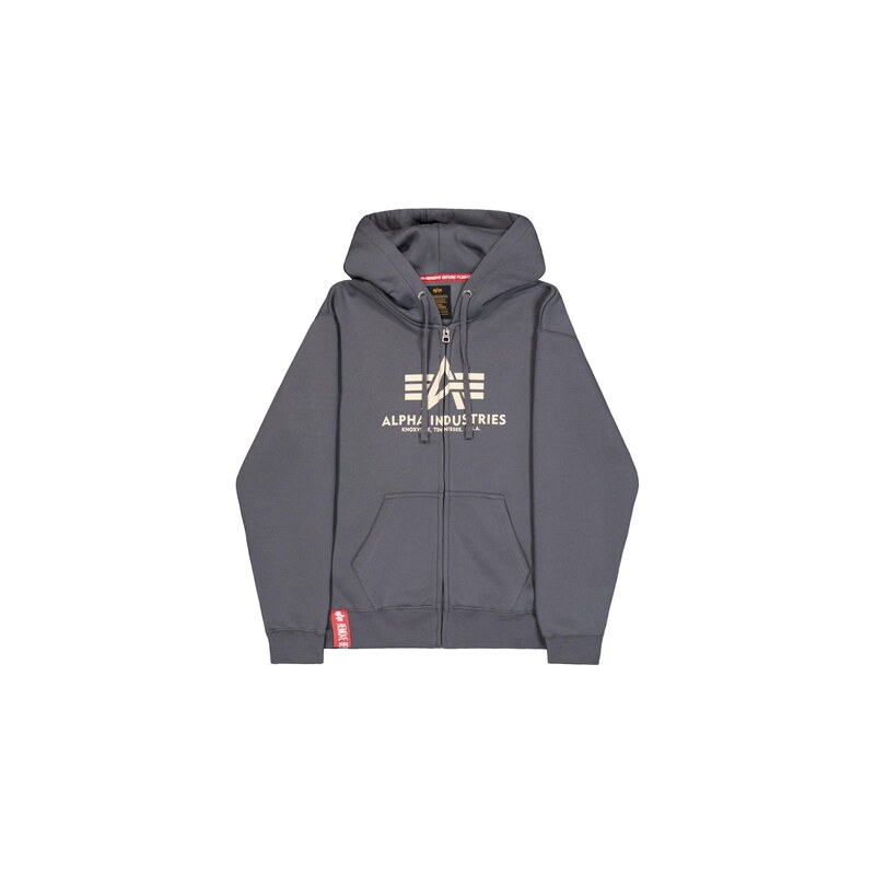 ALPHA INDUSTRIES Mikina Basic tmavě šedá