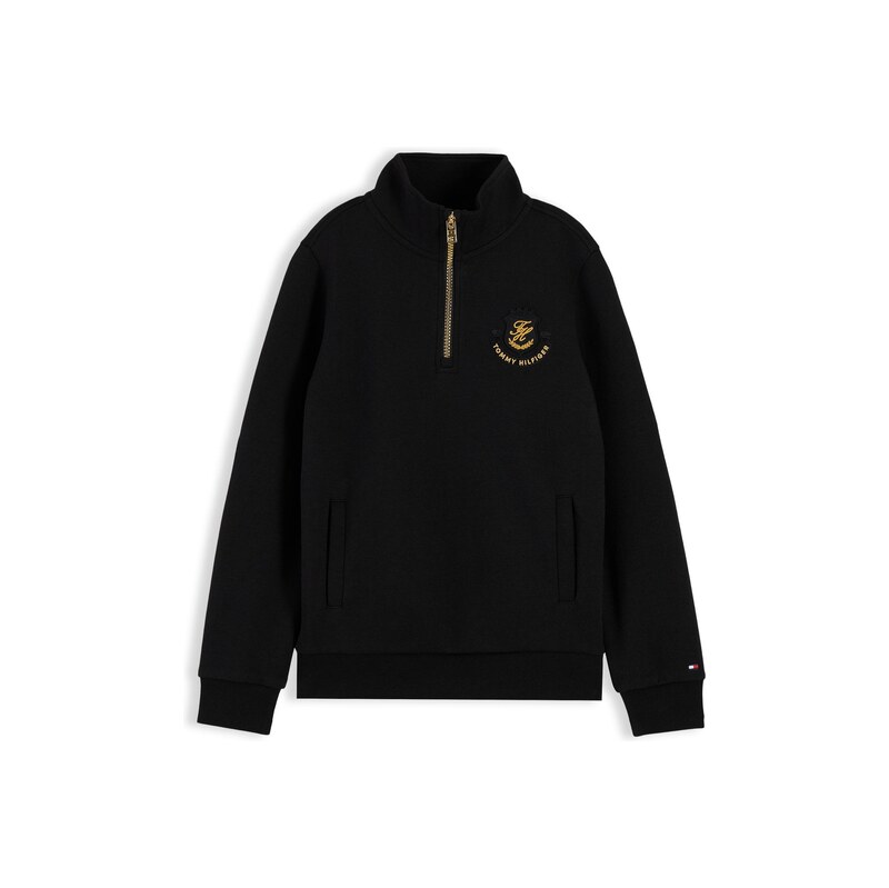 TOMMY HILFIGER Mikina DIWALI zlatě žlutá / černá
