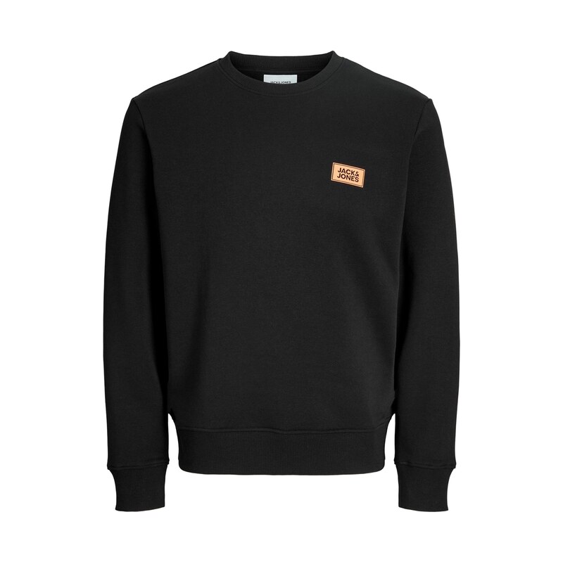 JACK & JONES Mikina JJRUSH jasně oranžová / černá