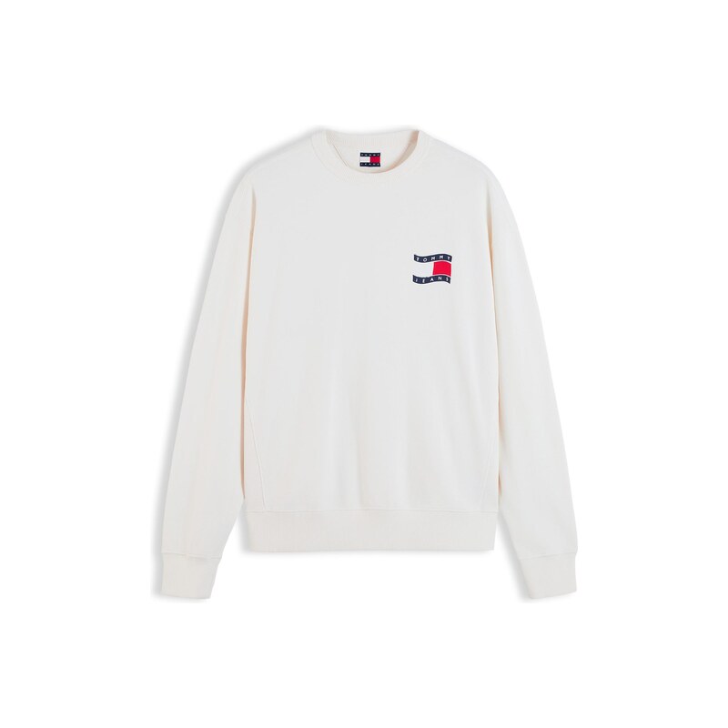 Tommy Jeans Mikina modrá / červená / bílá