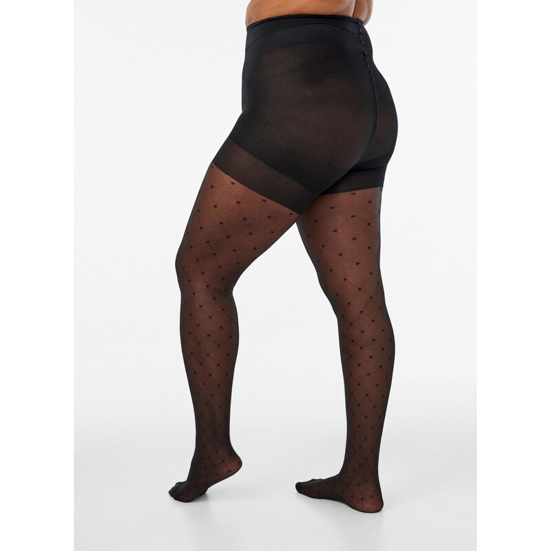 Zizzi Punčocháče TIGHTS černá