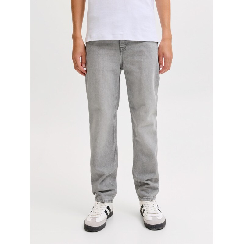 Jack & Jones Junior Džíny JJICLARK JJORIGINAL šedá džínová
