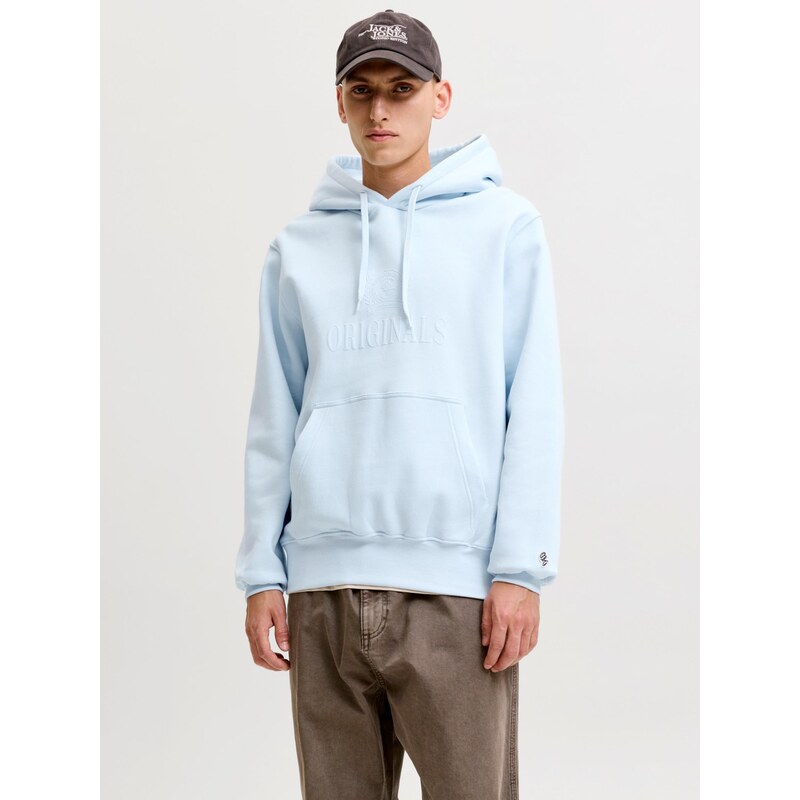 JACK & JONES Mikina JORFREDERIKSBERG světlemodrá