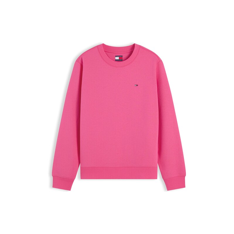 Tommy Jeans Mikina tmavě růžová