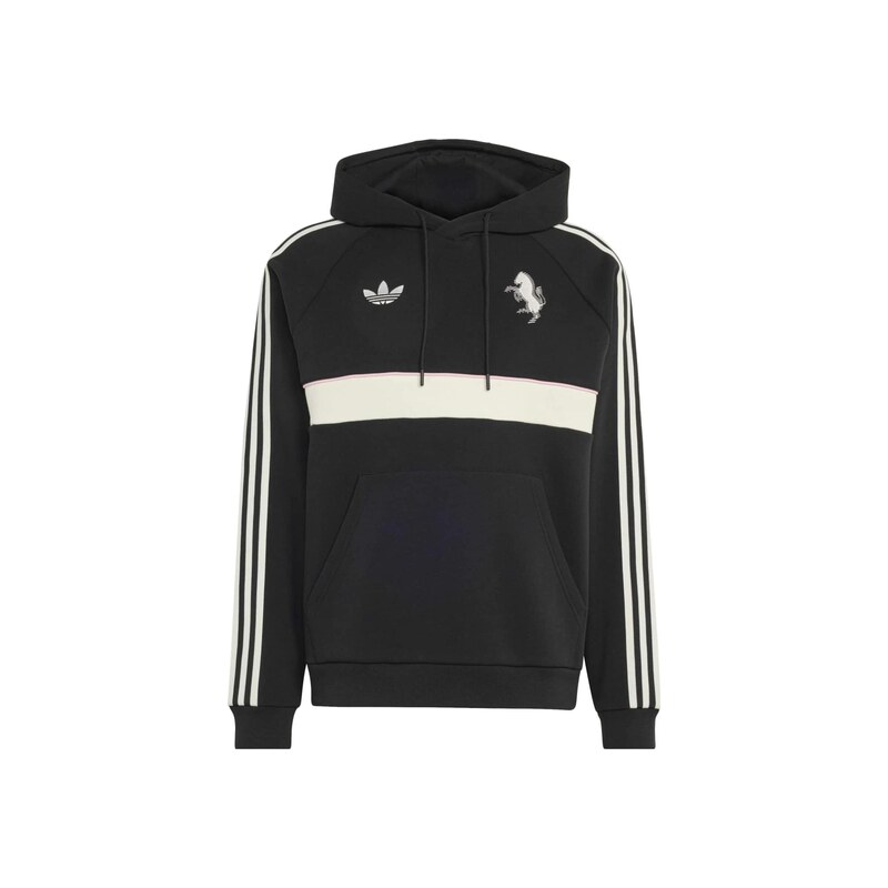 ADIDAS PERFORMANCE Sportovní mikina JUVE růžová / černá / bílá