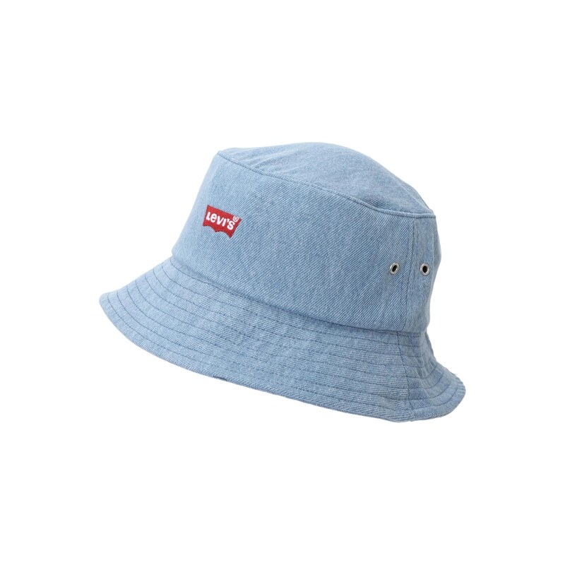 LEVIS  Klobouk červená / černá džínovina / bílá