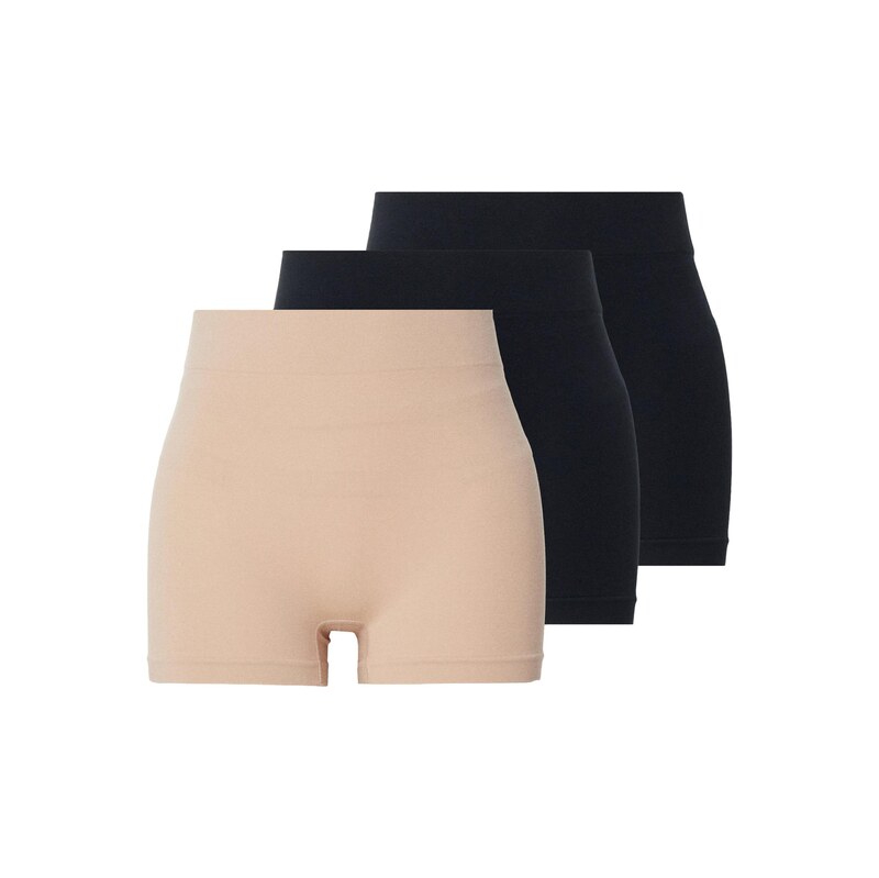 Lindex Kalhotky Joy béžová / marine modrá / černá