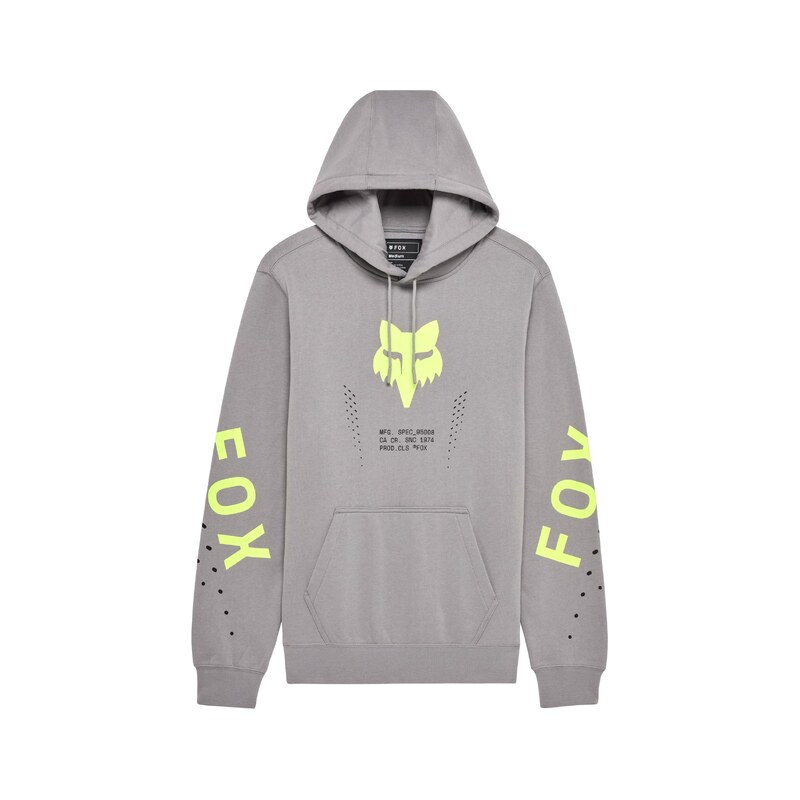 Pánská mikina Fox Shield Fleece Po - Steel Grey