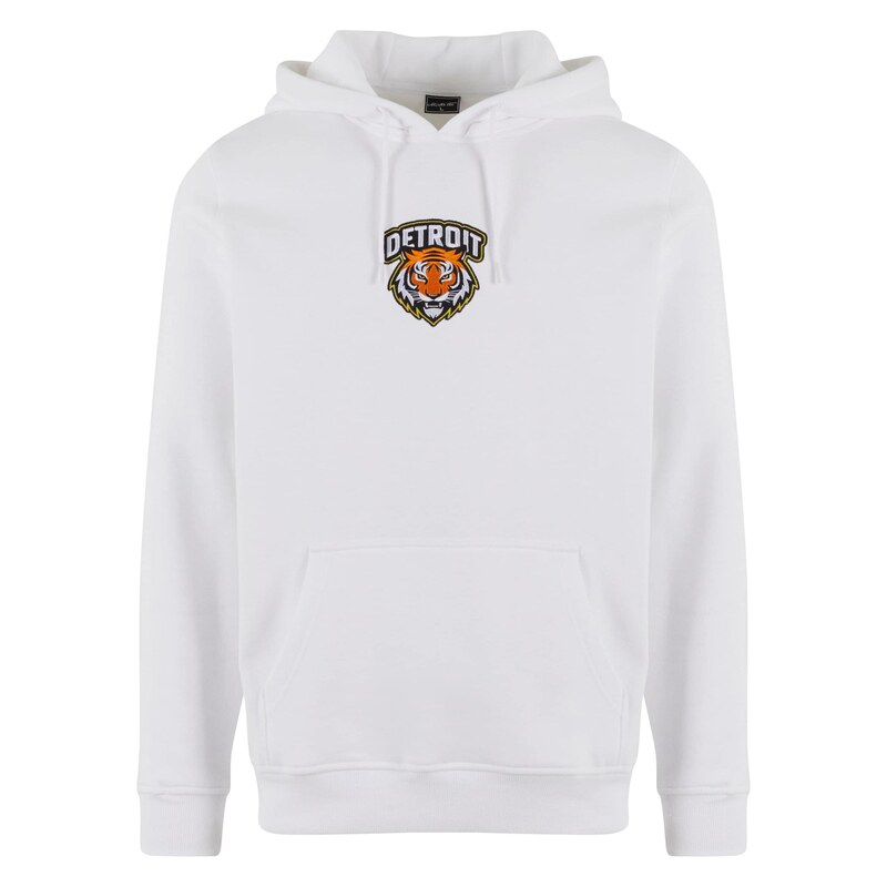 Mister Tee Mikina Detroit Tiger červená / černá / bílá