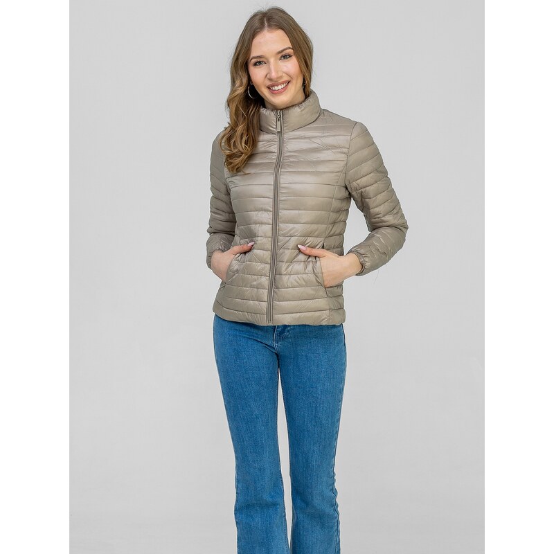 PERSO Womans Lightweight quilted transitional womens jacket with