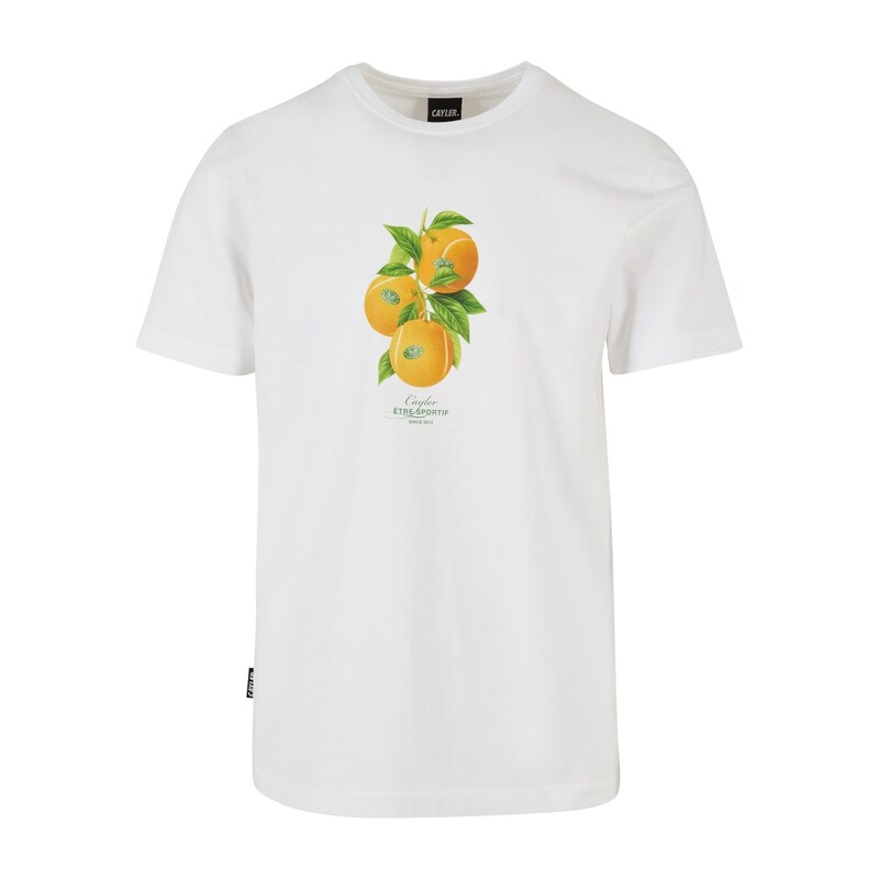 Cayler & Sons Tričko Vitamine Tennis limone / zelená / bílá