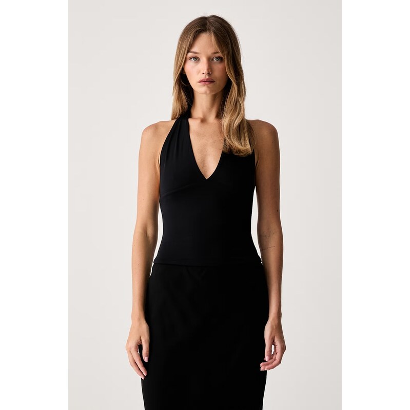 Le Privé top dámský s modalem GINNY TOP NOIR