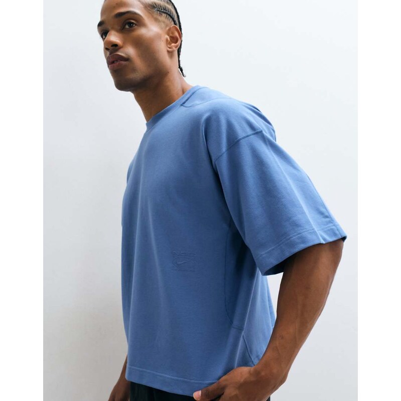 Nike Training NAC Dri-FIT boxy t-shirt in blue