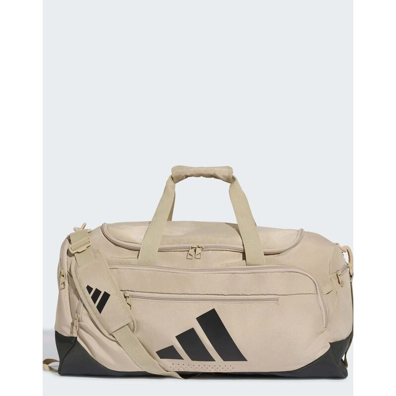 adidas performance Training defender duffle bag medium in khaki