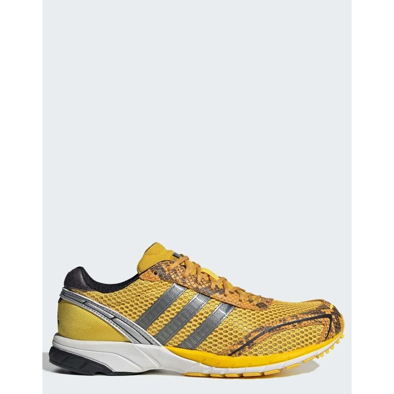 adidas Originals Adizero adios og shoes in utility yellow / iron