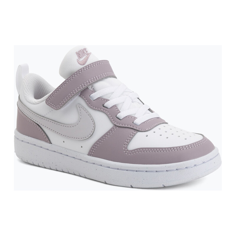 Dětské boty do vody Nike Court Borough Low Recraft white/plum