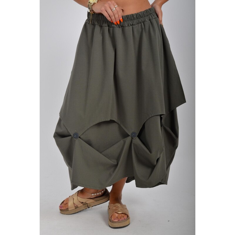 Enjoy Style Khaki sukně ES7202