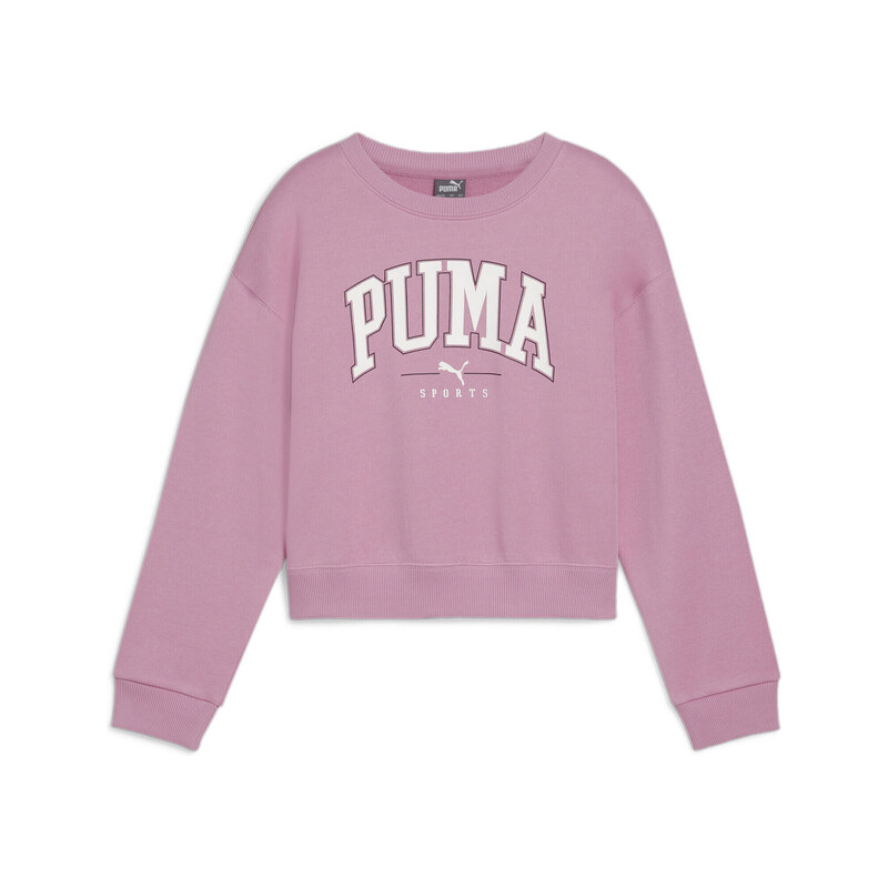 PUMA PUMA SQUAD Crew Sweat Youth PUMA Mauved Out Pink