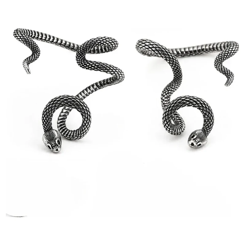 Titan Jewerly Záušnice z chirurgické oceli Had Viper