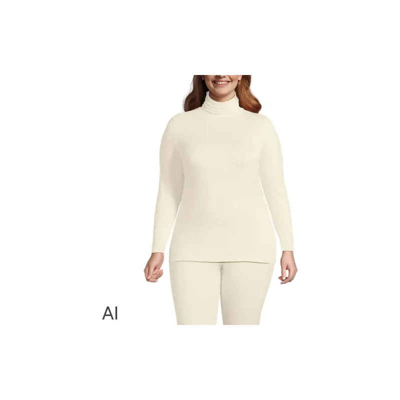 Cosy Thermaskin Roll Neck Thermal Top, Women, size: 1X, plus,
