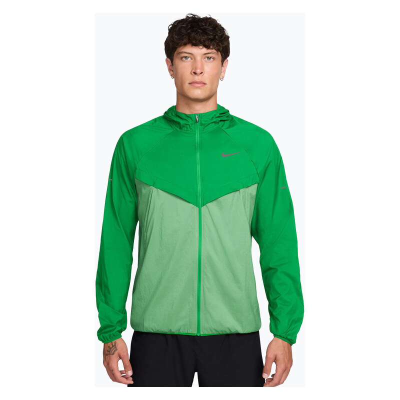 Pánská běžecká bunda Nike Stride green spark