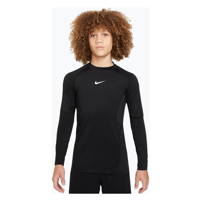 Dětské tričko Longsleeve Nike Pro Dri-Fit black/white